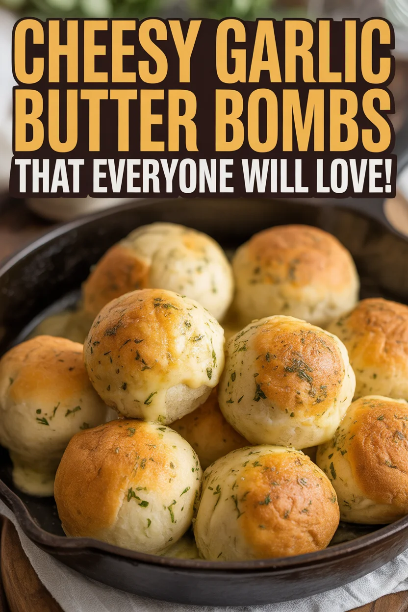 Cheesy Garlic Butter Bombs