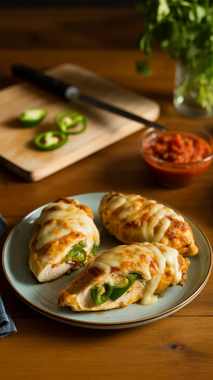 Mexican-Style Air Fryer Stuffed Chicken Breasts