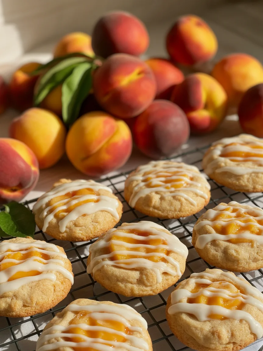 Deliciously Soft Peach Cobbler Cookies You’ll Love
