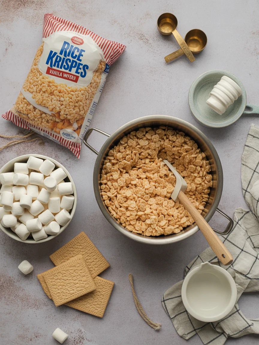 Banana Pudding Rice Krispie Treats