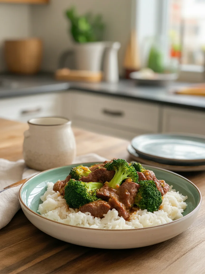 Chinese Beef and Broccoli