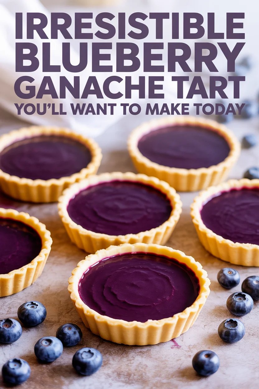 Irresistible Blueberry Ganache Tart You’ll Want to Make Today