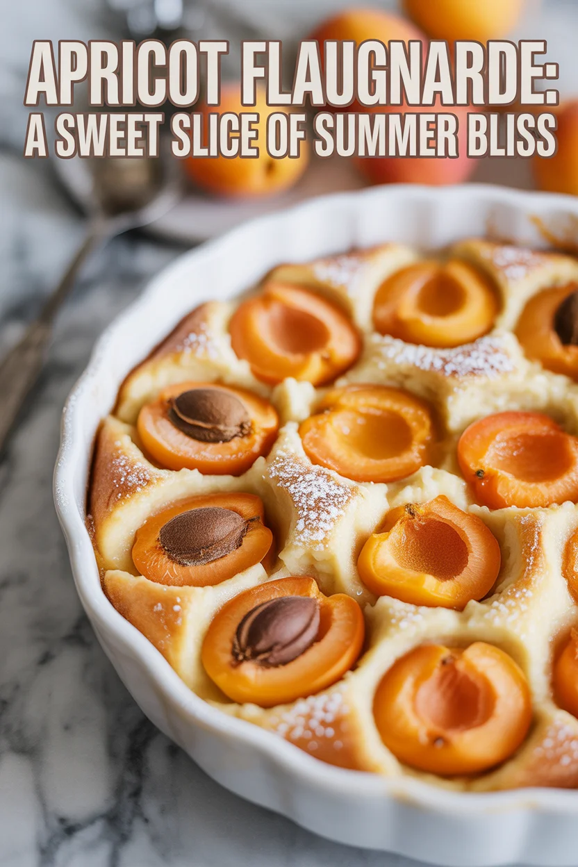 Apricot Flaugnarde: A Sweet Slice of Summer Bliss