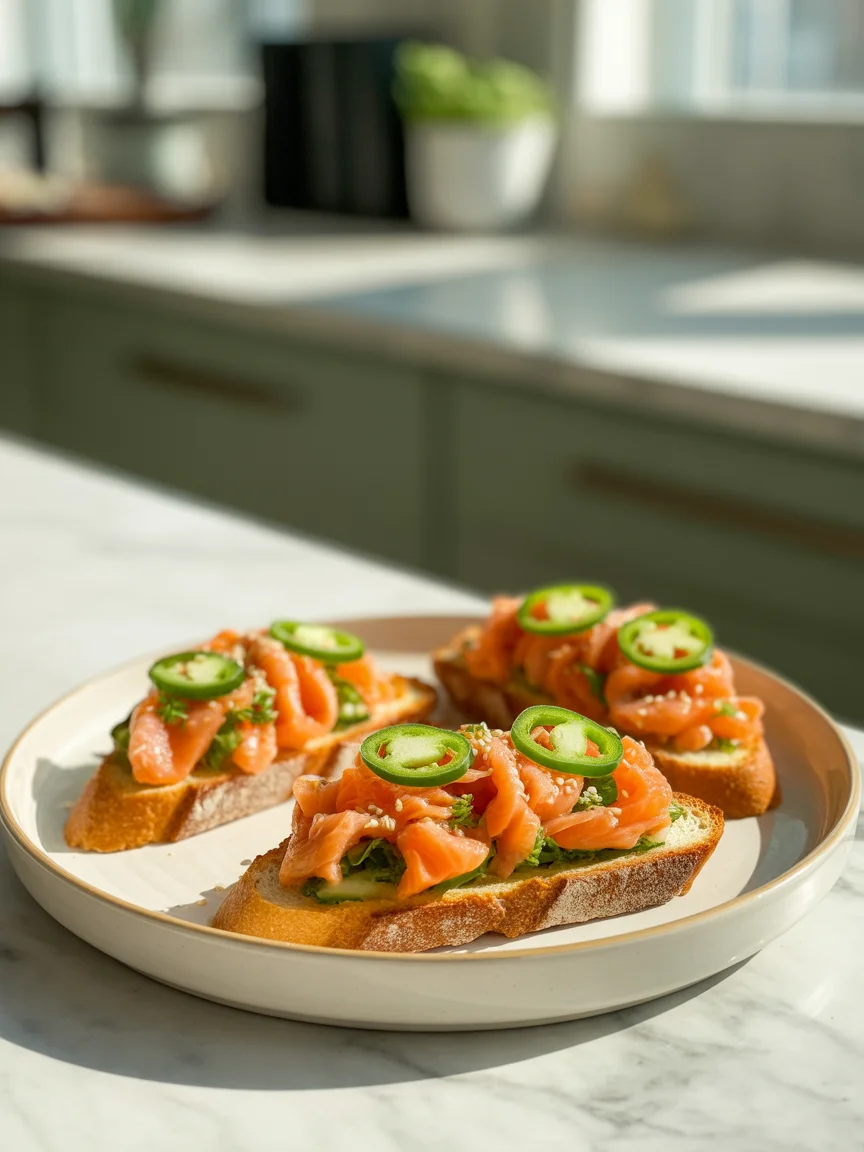Crispy Rice with Salmon