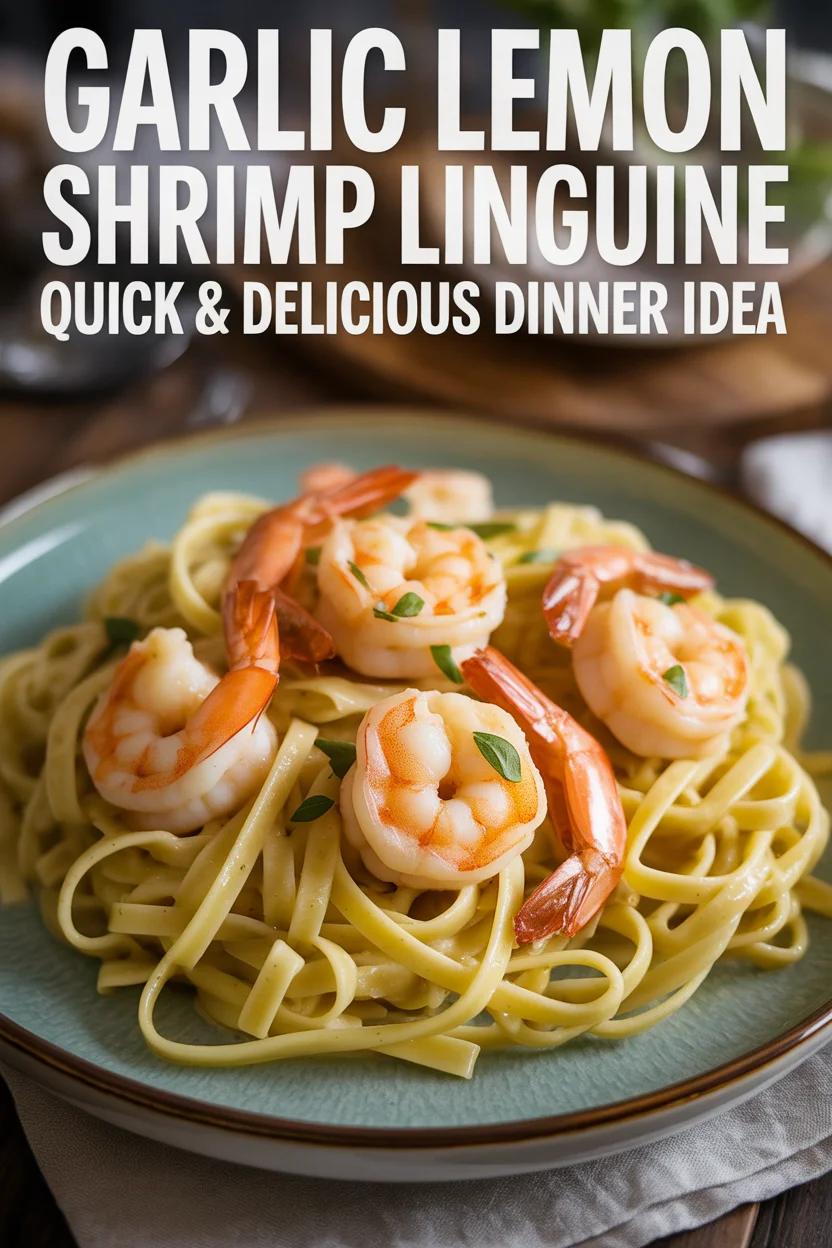 Garlic Lemon Shrimp Linguine - Quick & Delicious Dinner Idea