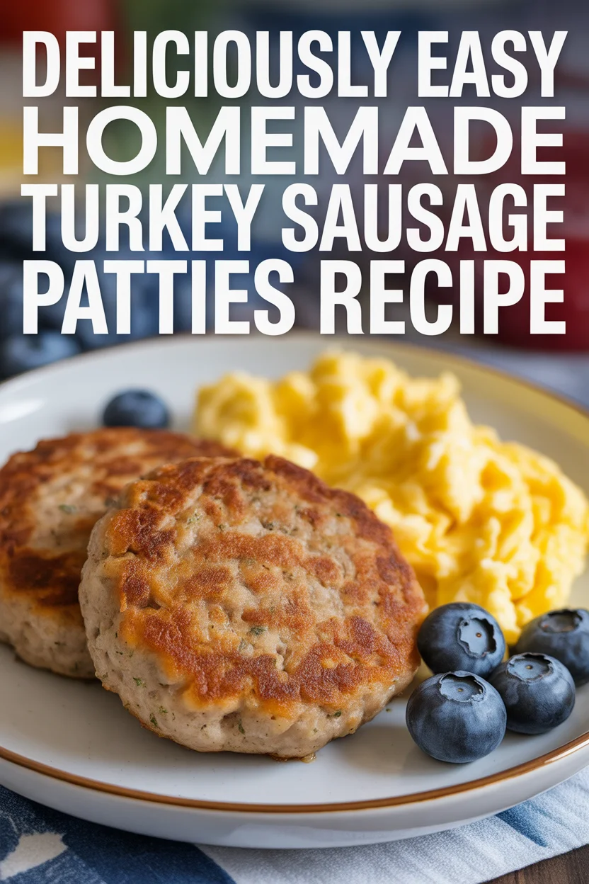 Deliciously Easy Homemade Turkey Sausage Patties Recipe