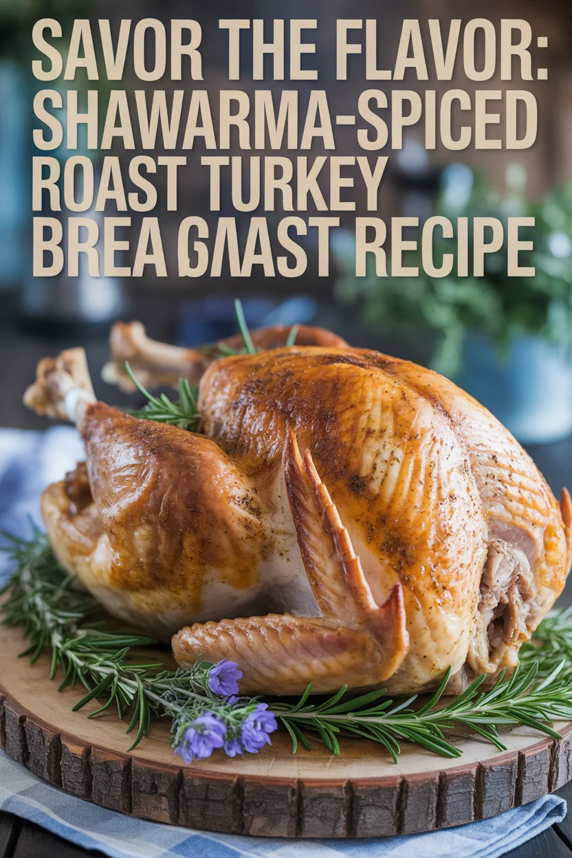 Shawarma-Spiced Roast Turkey Breast