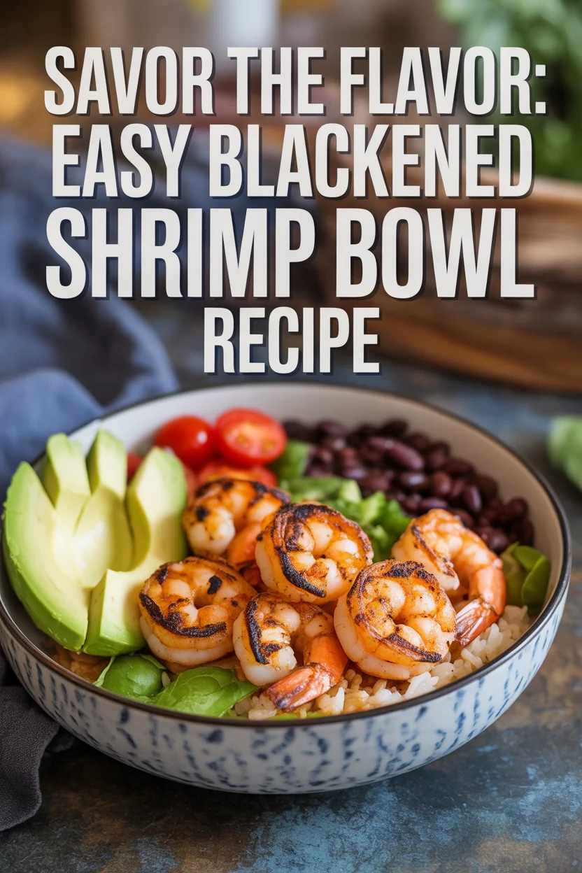 Blackened Shrimp Bowl