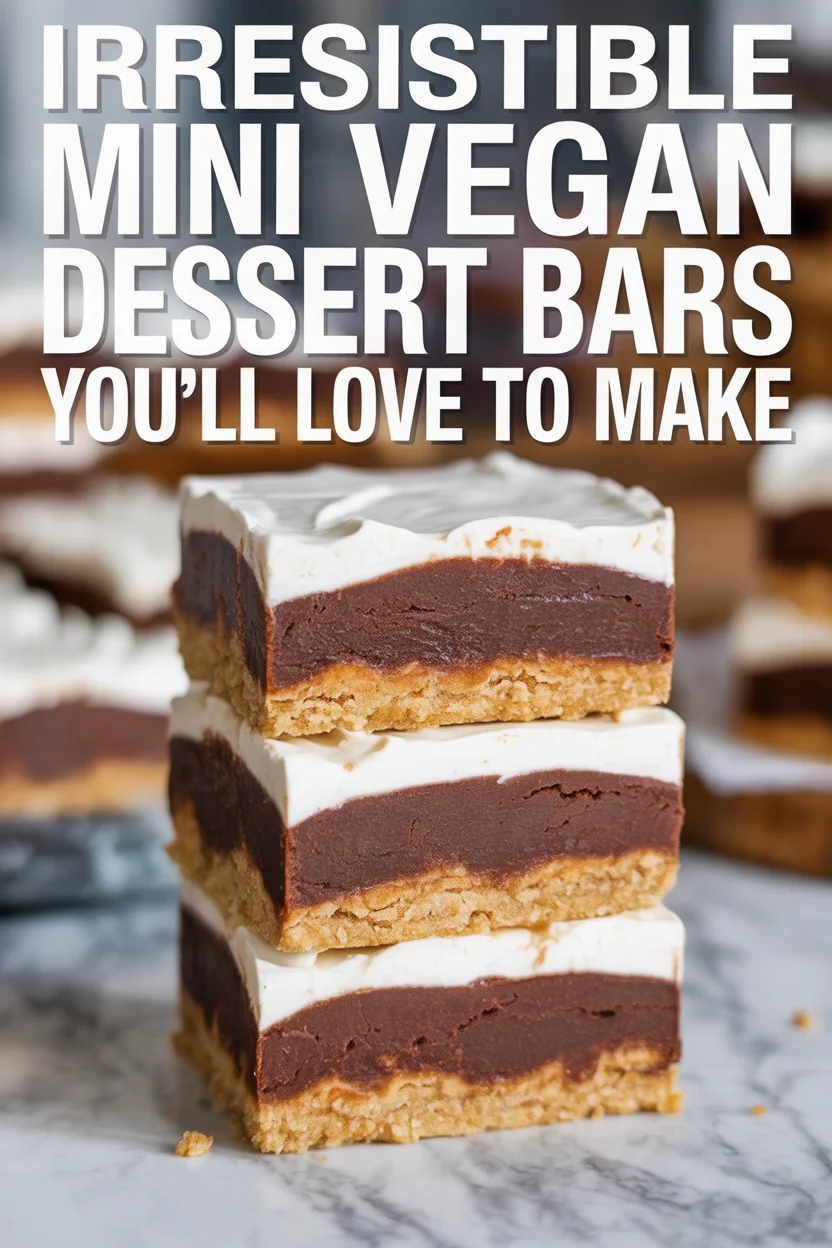 Irresistible Mini Vegan Dessert Bars You'll Love to Make