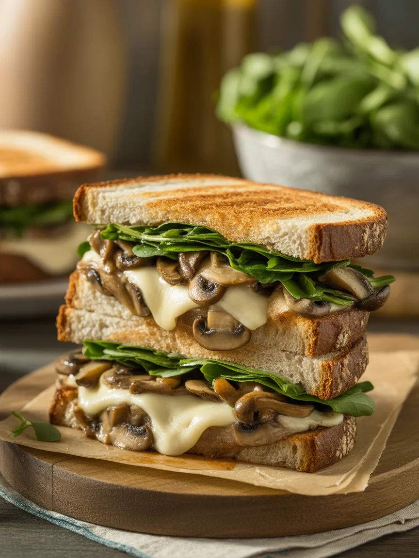 Savory Swiss Mushroom Melt Sandwich for Cozy Comfort Nights