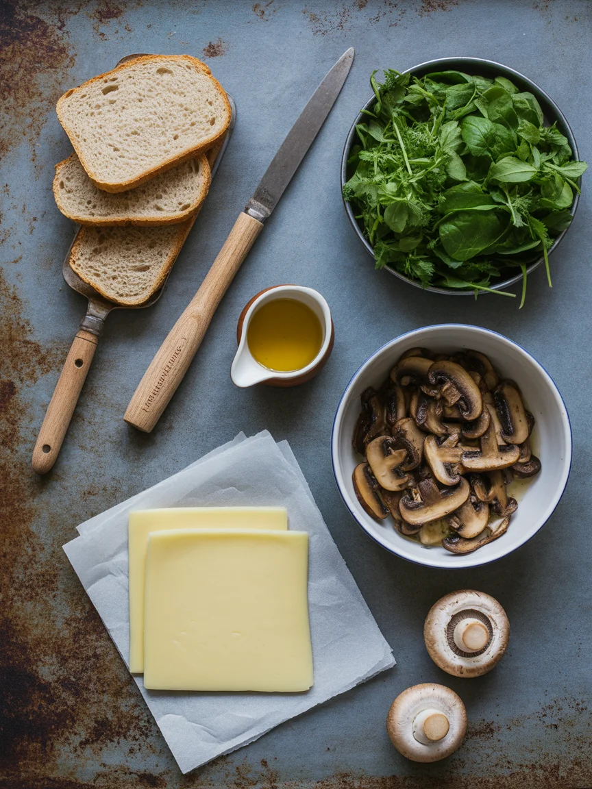 Swiss Mushroom Melt Sandwich