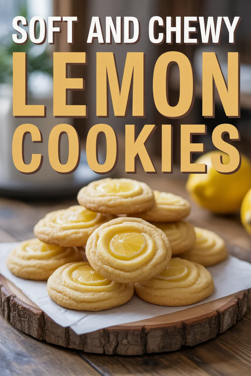 Soft and Chewy Lemon Cookies