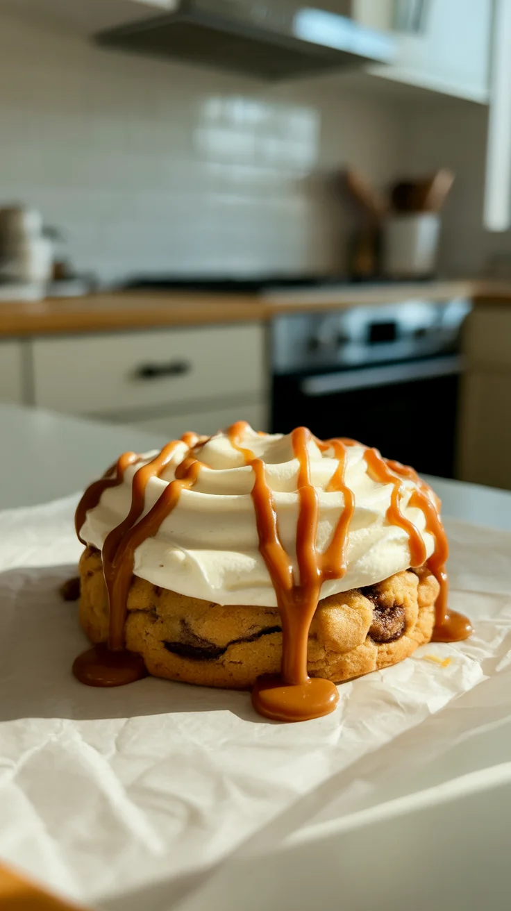 Salted Caramel Cheesecake Cookies