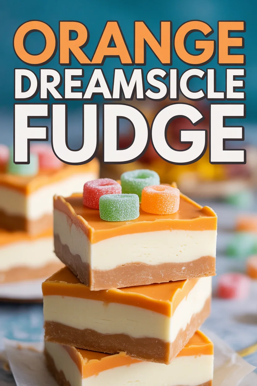 Orange Dreamsicle Fudge