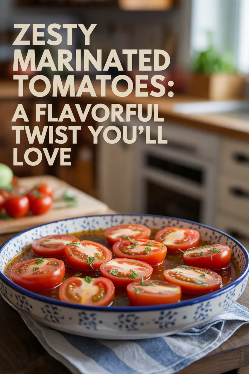 Zesty Marinated Tomatoes: A Flavorful Twist You’ll Love