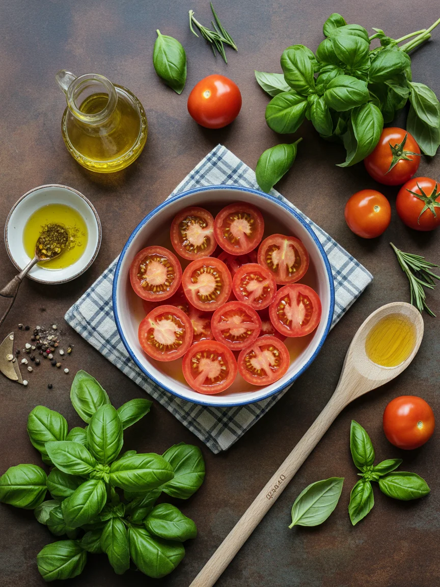 Zesty Marinated Tomatoes