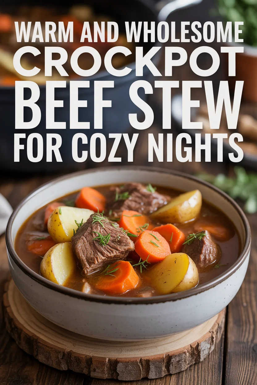 Warm and Wholesome Crockpot Beef Stew for Cozy Nights