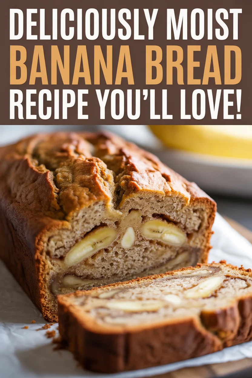Deliciously Moist Banana Bread Recipe You’ll Love!