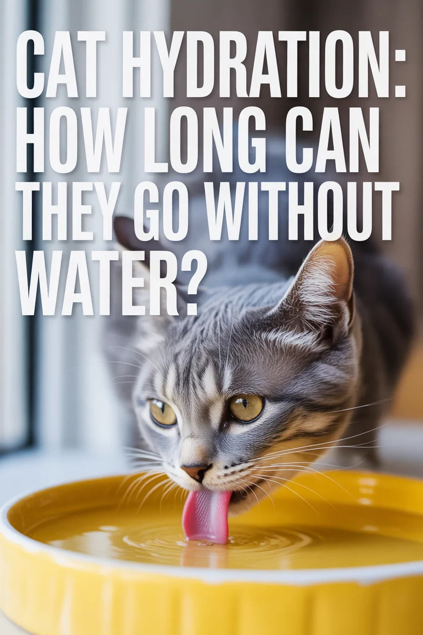 How Long Can a Cat Go Without Water? What You Should Know