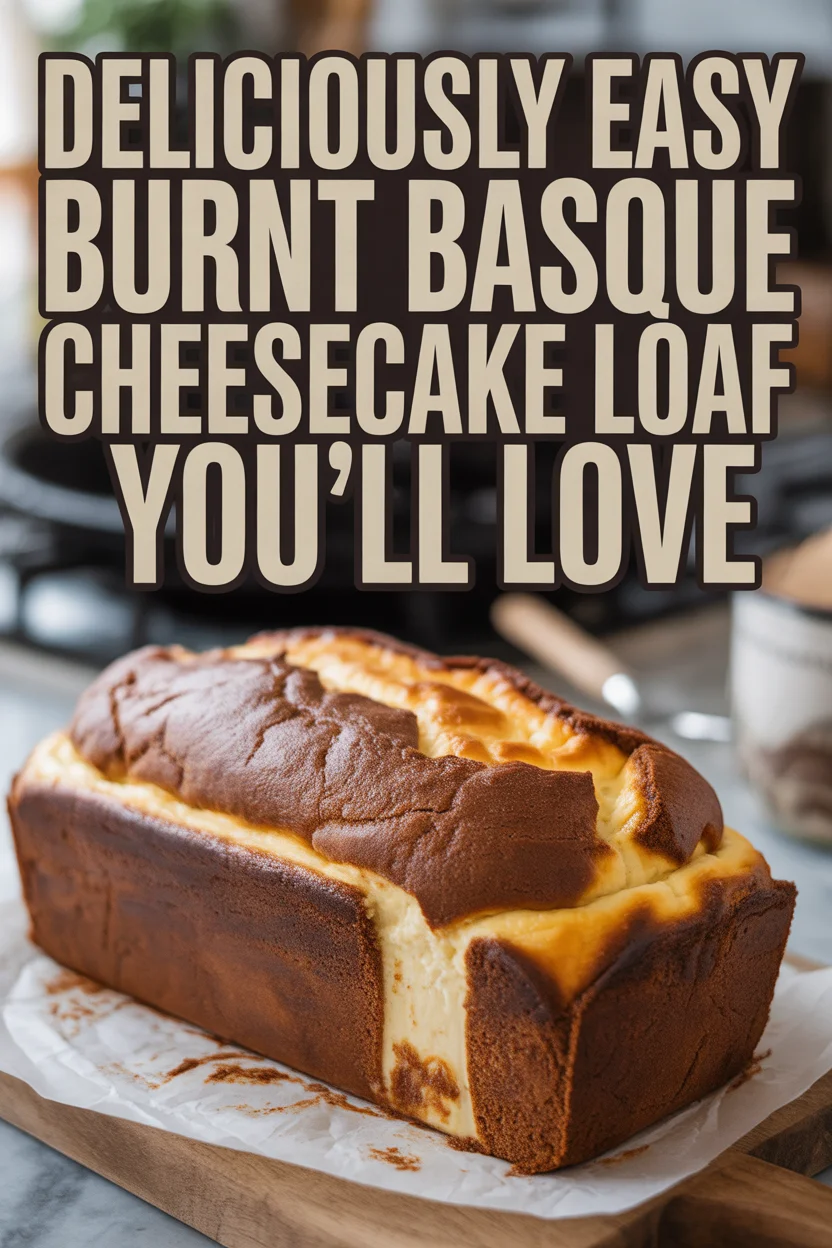 Deliciously Easy Burnt Basque Cheesecake Loaf You’ll Love