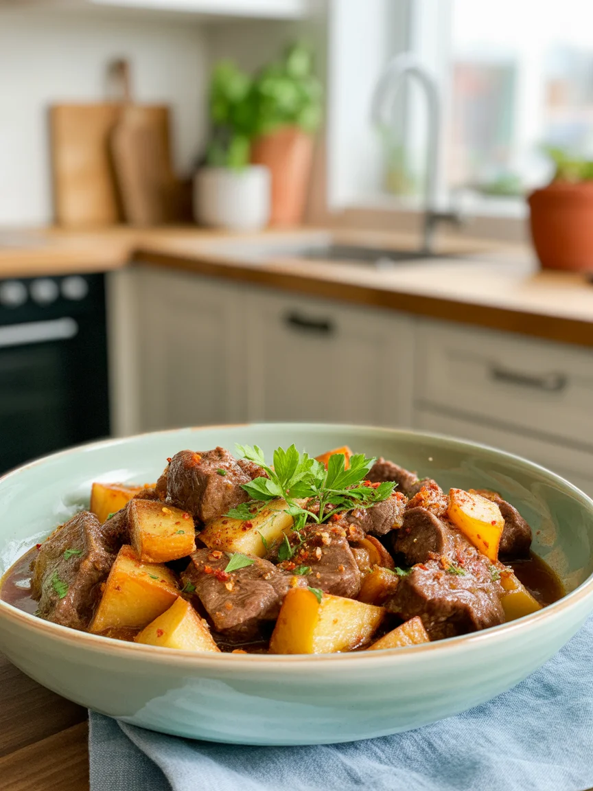Potato Steak bite