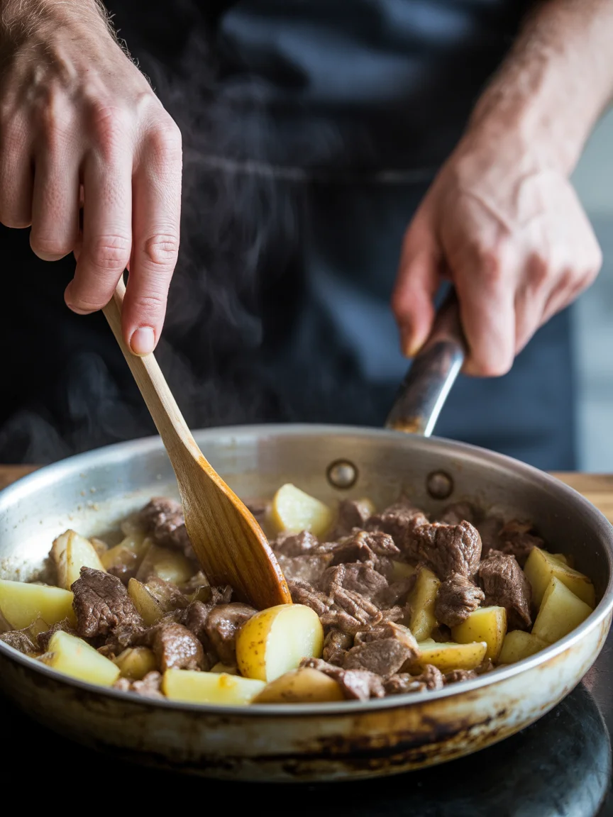 Potato Steak bite