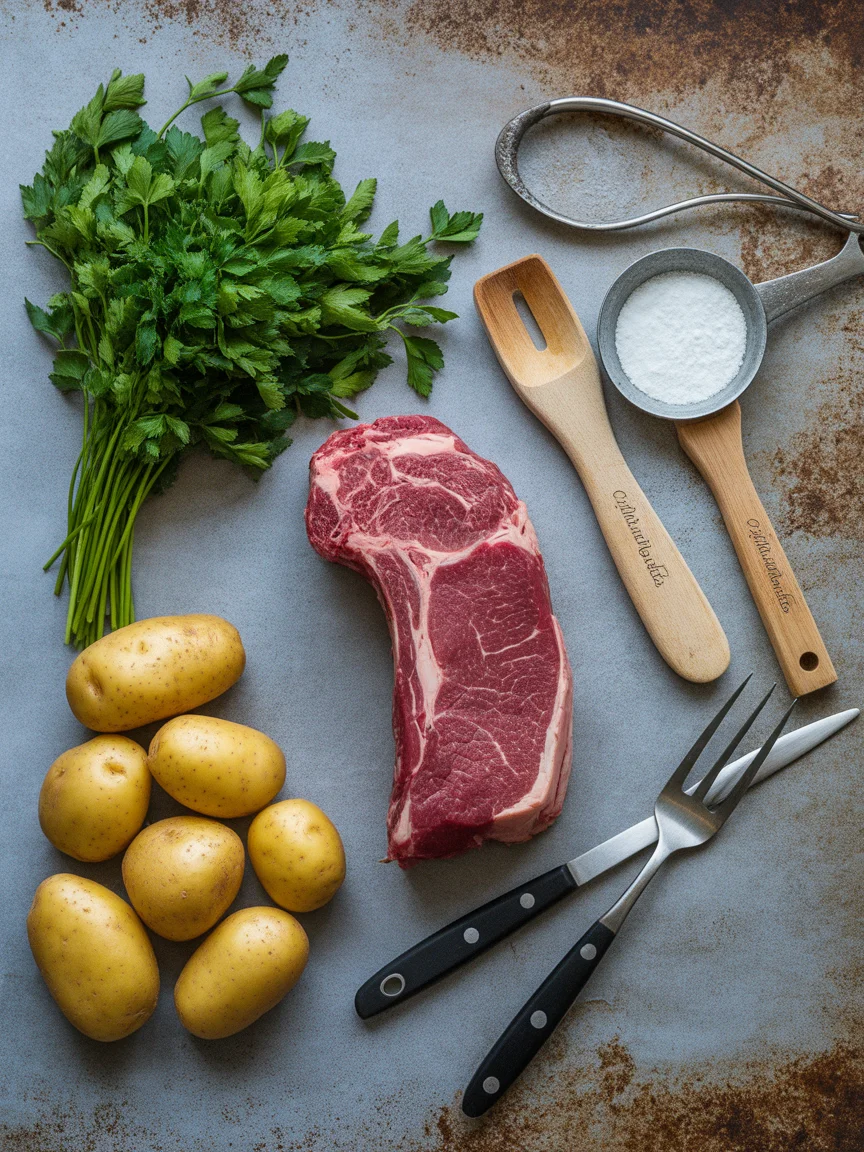 Potato Steak bite