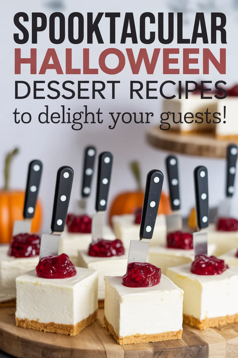 halloween dessert recipes