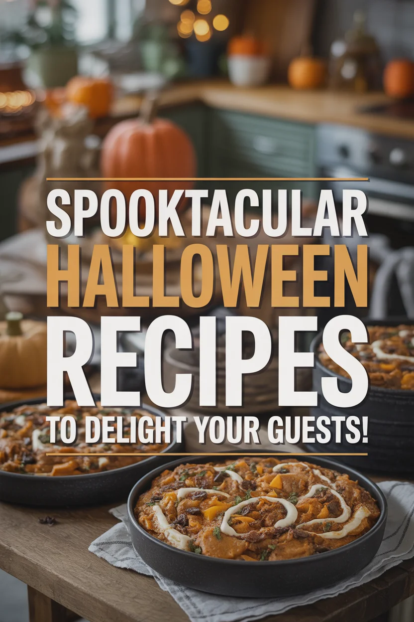 Spooktacular Halloween Recipes to Delight Your Guests!