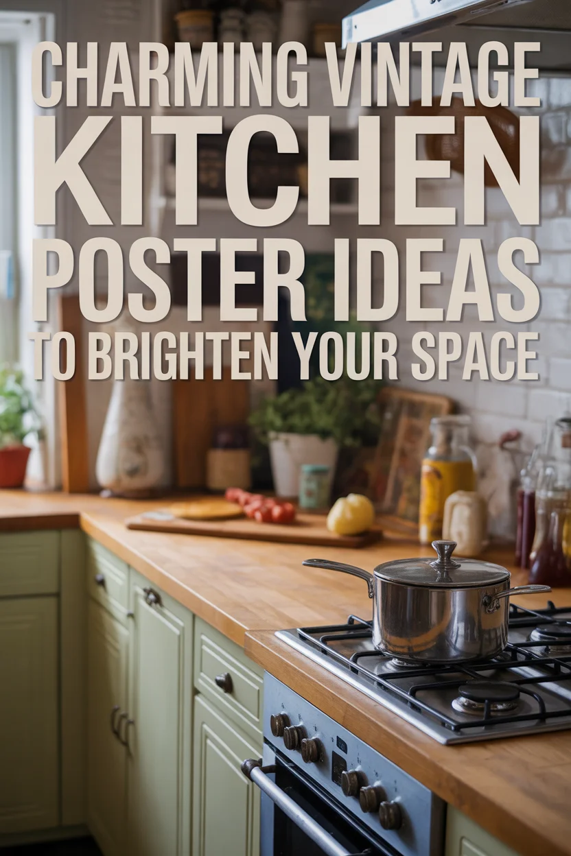 vintage kitchen poster ideas