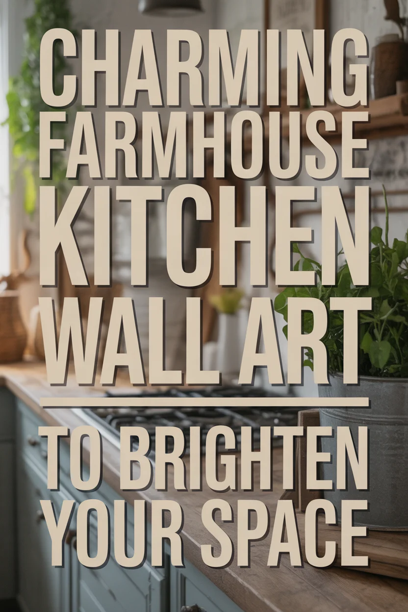 farmhouse kitchen wall art