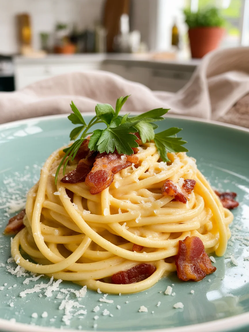 Savor the Richness: Easy Bacon Carbonara Pasta Recipe