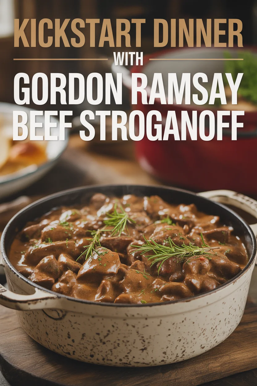 Gordon Ramsay Beef Stroganoff