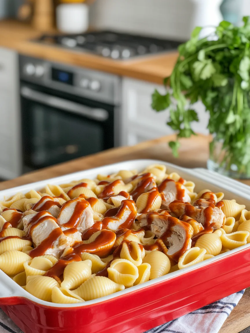 BBQ Chicken Mac and Cheese