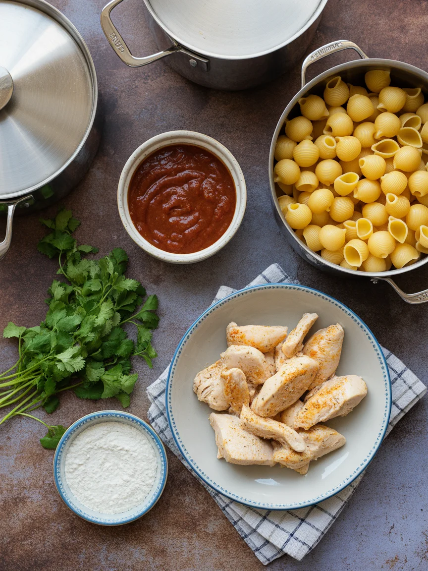 BBQ Chicken Mac and Cheese