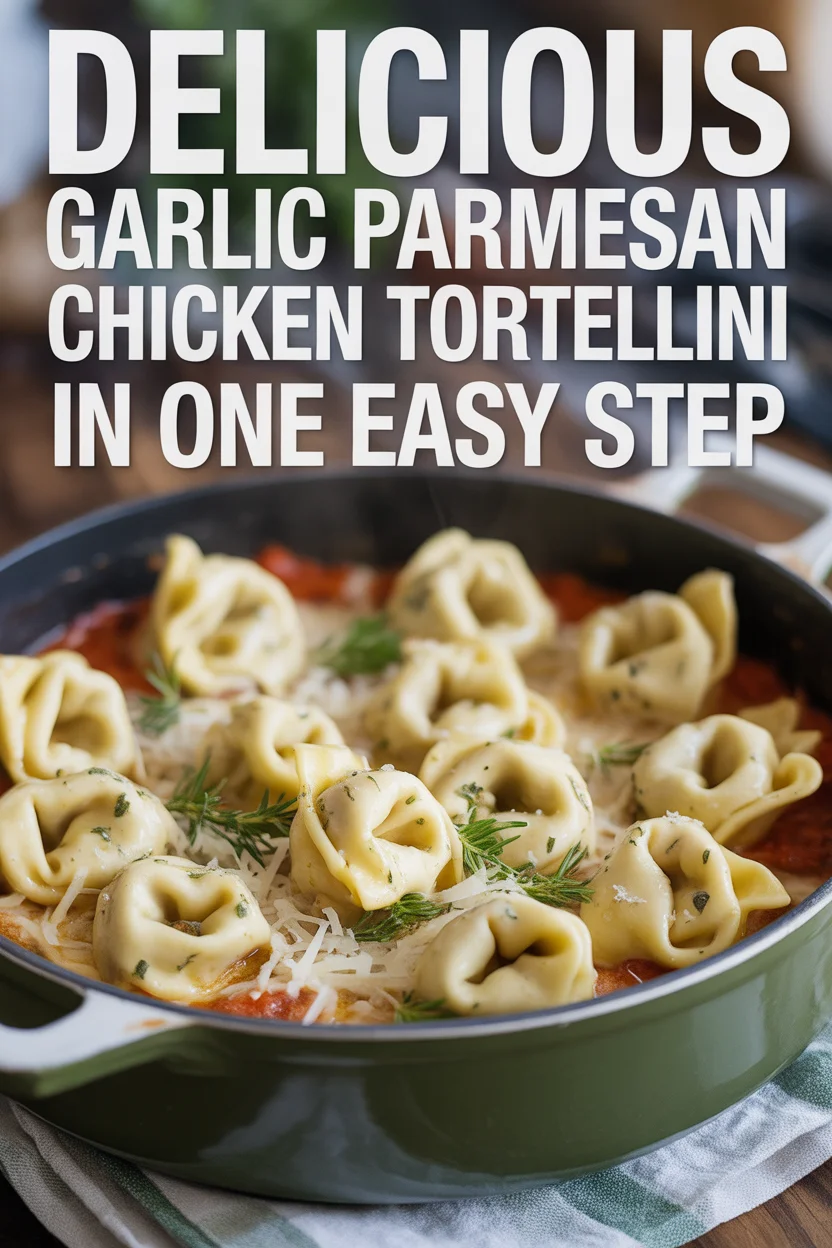 Garlic Parmesan Chicken Tortellini