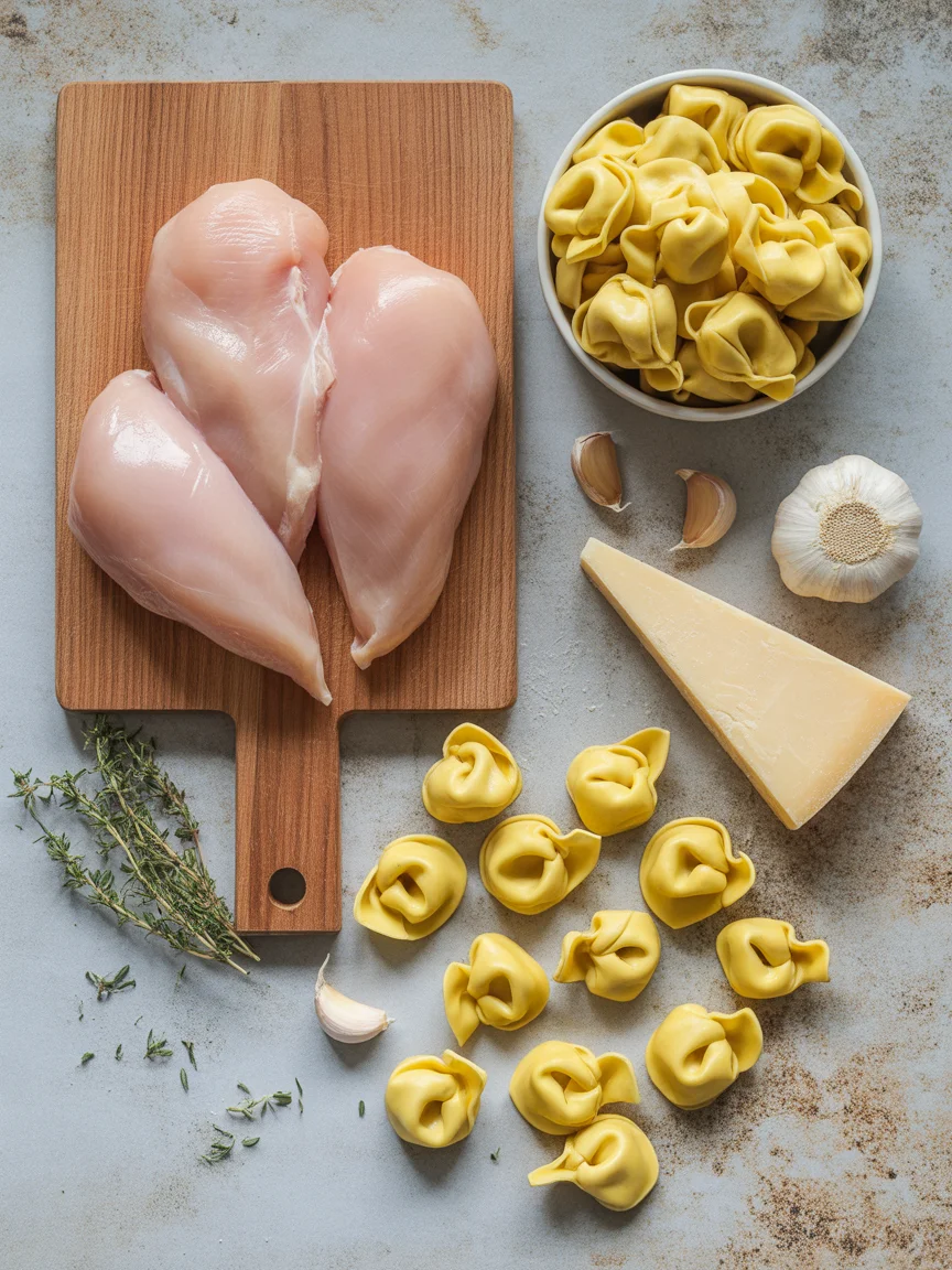 Garlic Parmesan Chicken Tortellini