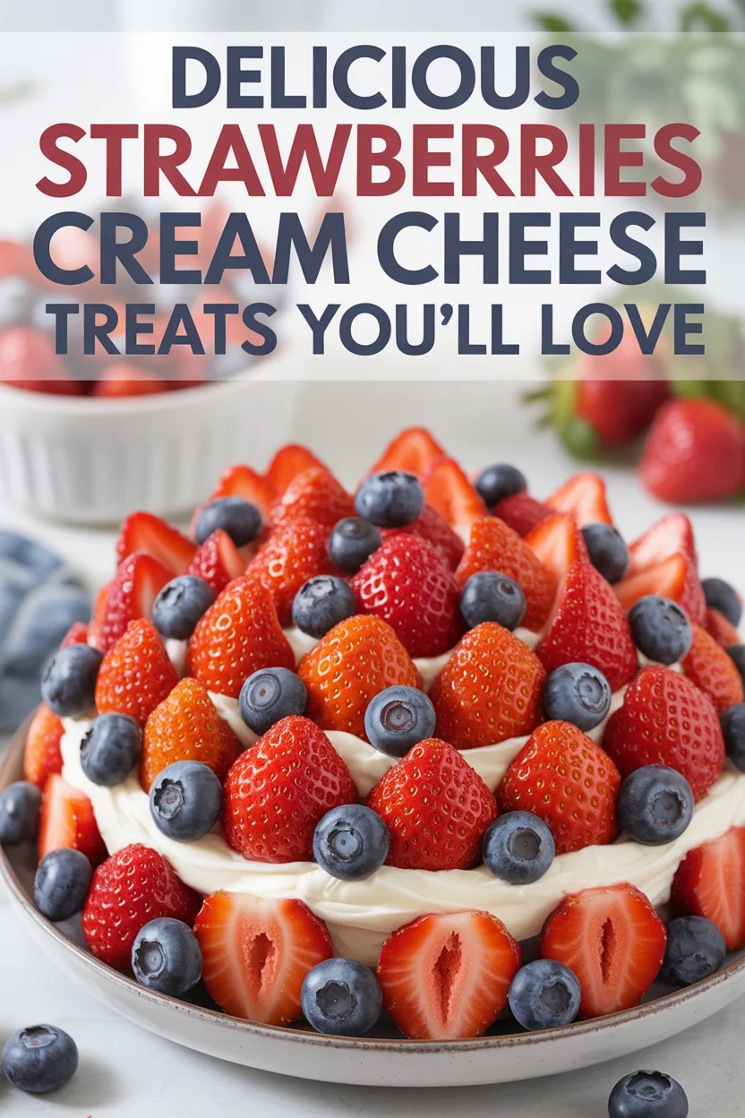 Strawberries Cream Cheese