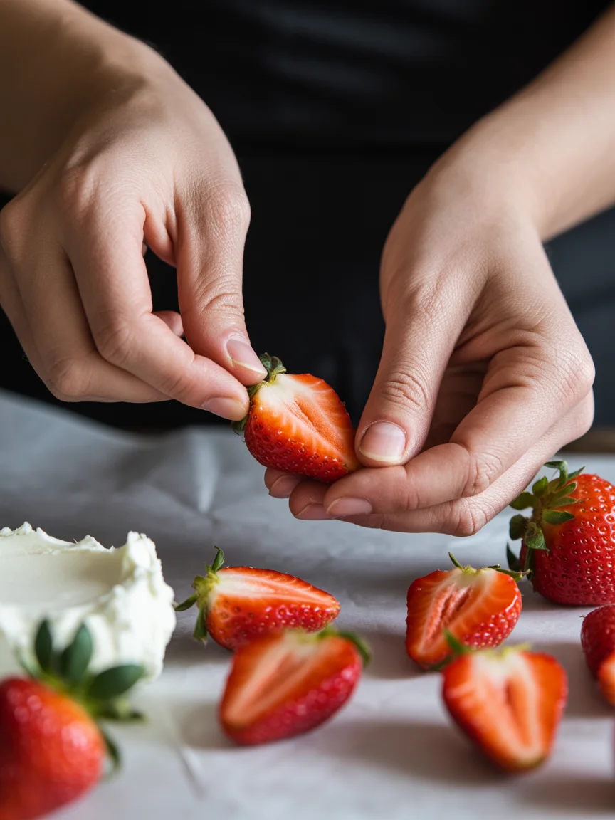 Strawberries Cream Cheese