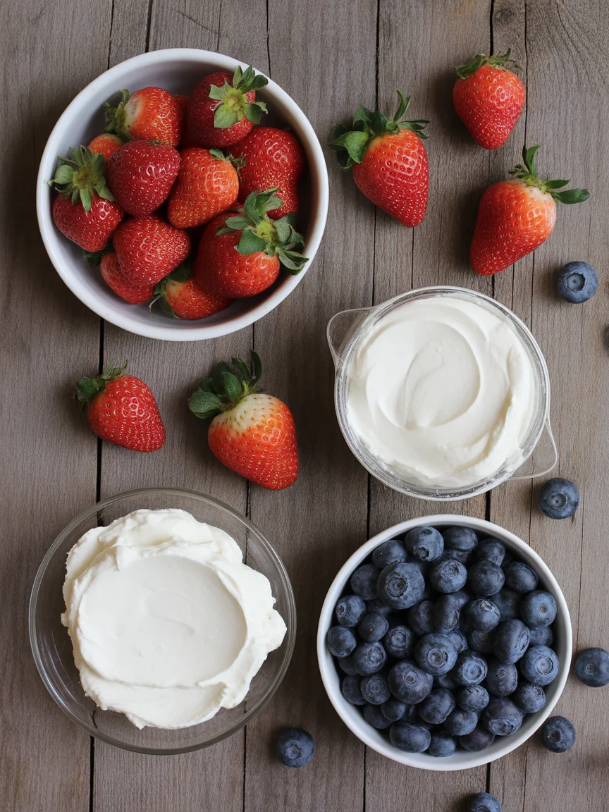Strawberries Cream Cheese