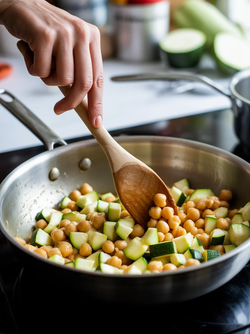 Quick and Tasty Zucchini Chickpea Skillet for Busy Weeknights