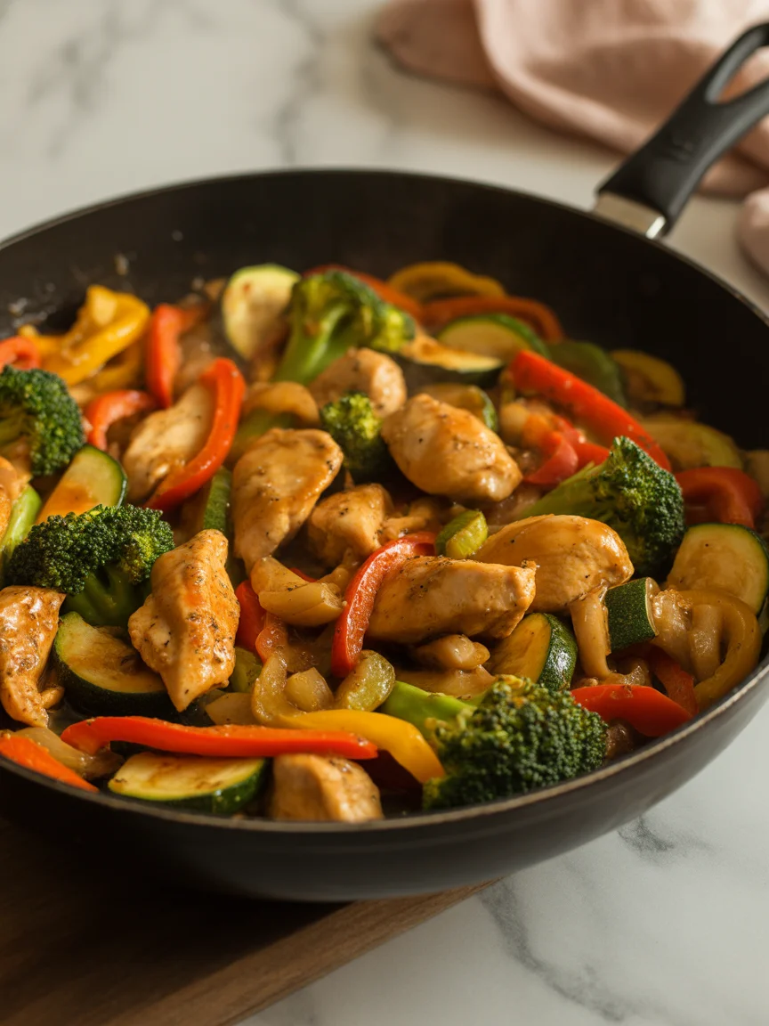 Chicken Vegetables Skillet