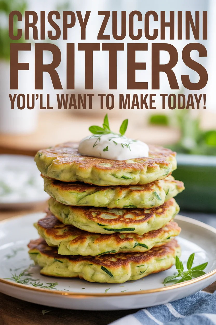 Zucchini Fritters Crispy