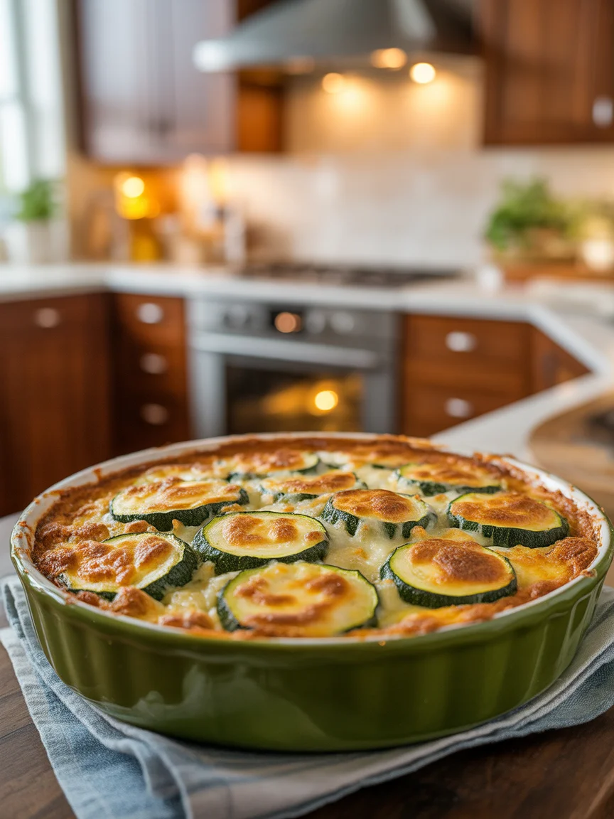 Delicious Zucchini Casserole with Cheese