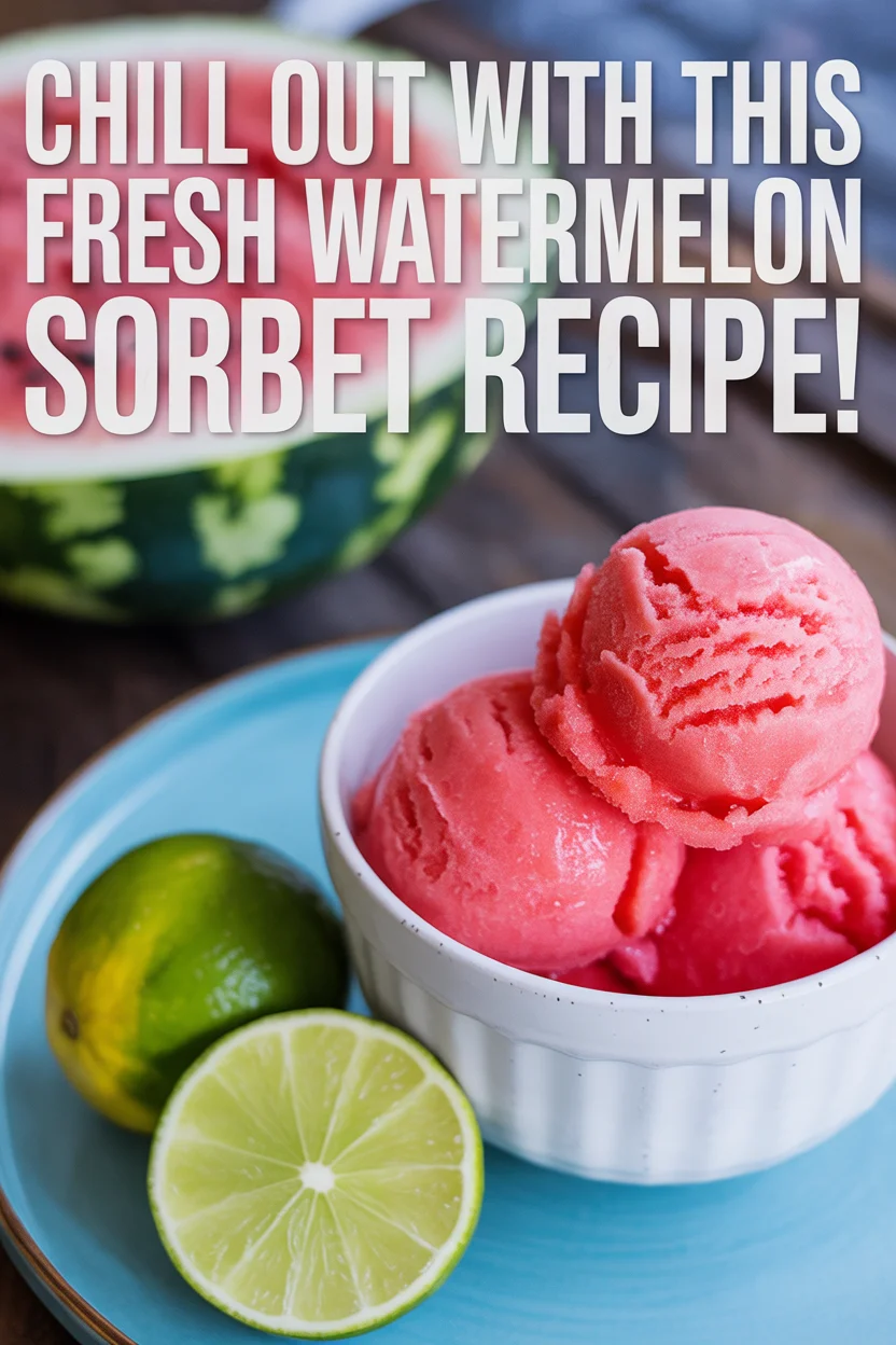 Chill Out with This Fresh Watermelon Sorbet Recipe!