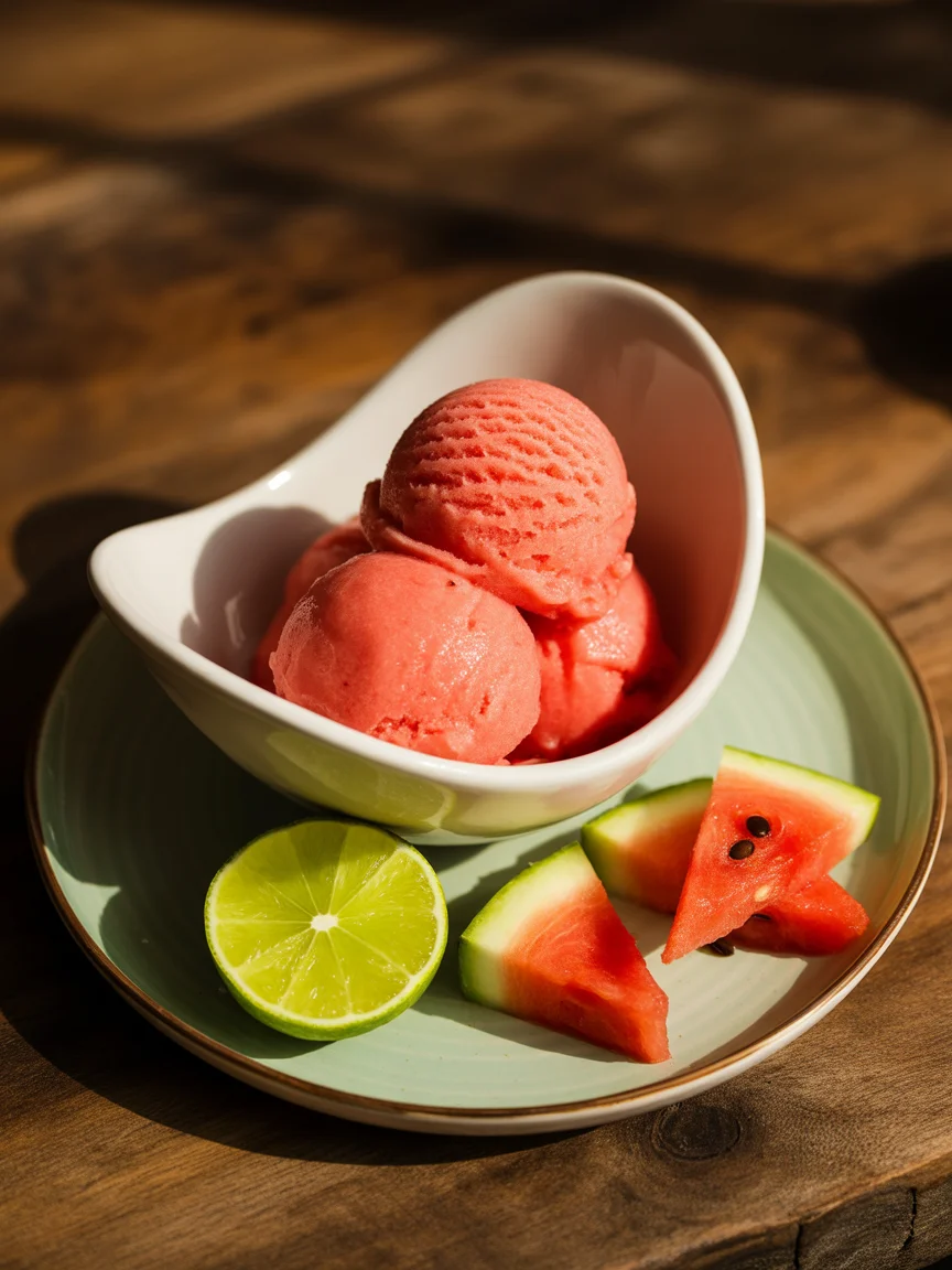 Fresh Watermelon Sorbet