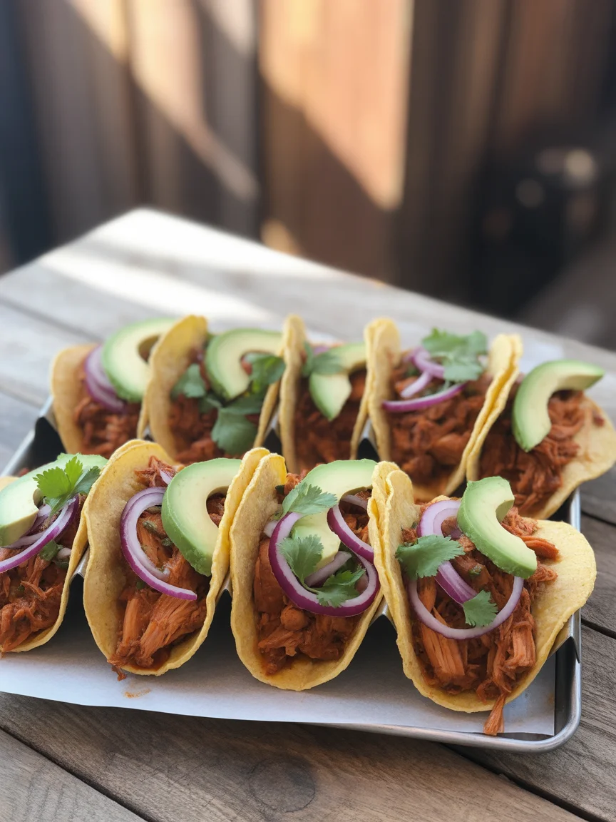Vegan Mexican Street Tacos with Jackfruit (Crispy & Juicy)