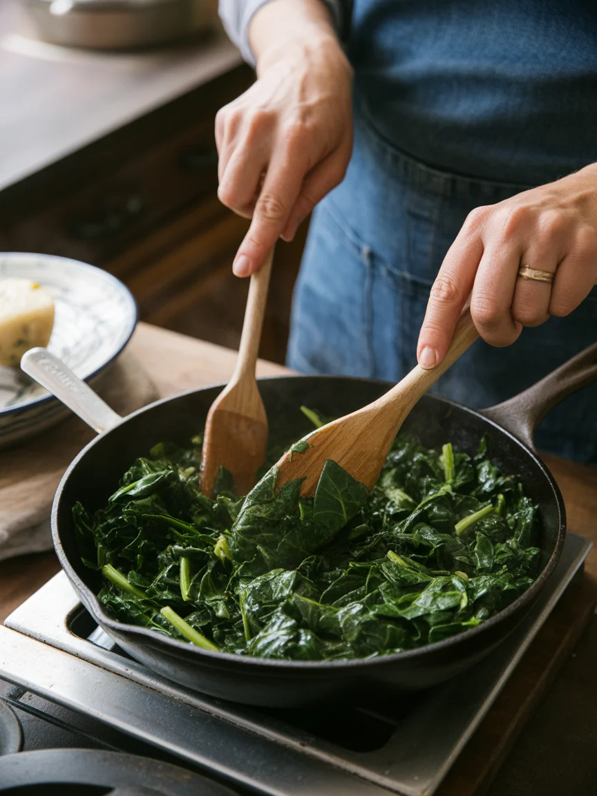 vegan Southern classics (collard greens, cornbread)