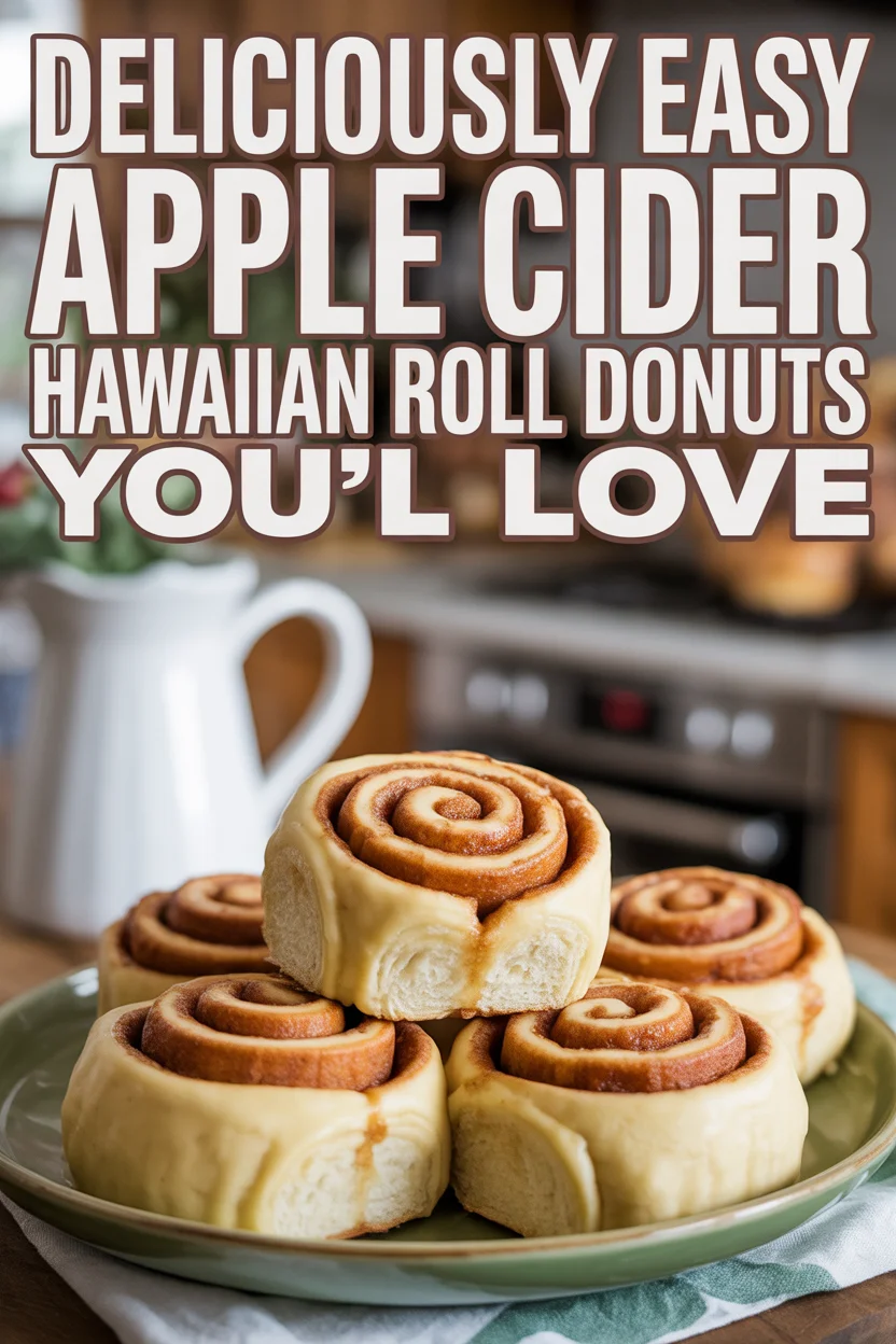 Deliciously Easy Apple Cider Hawaiian Roll Donuts You’ll Love