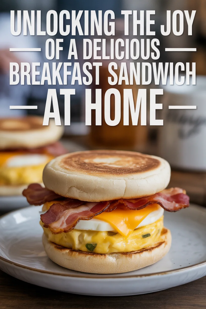 Unlocking the Joy of a Delicious Breakfast Sandwich at Home